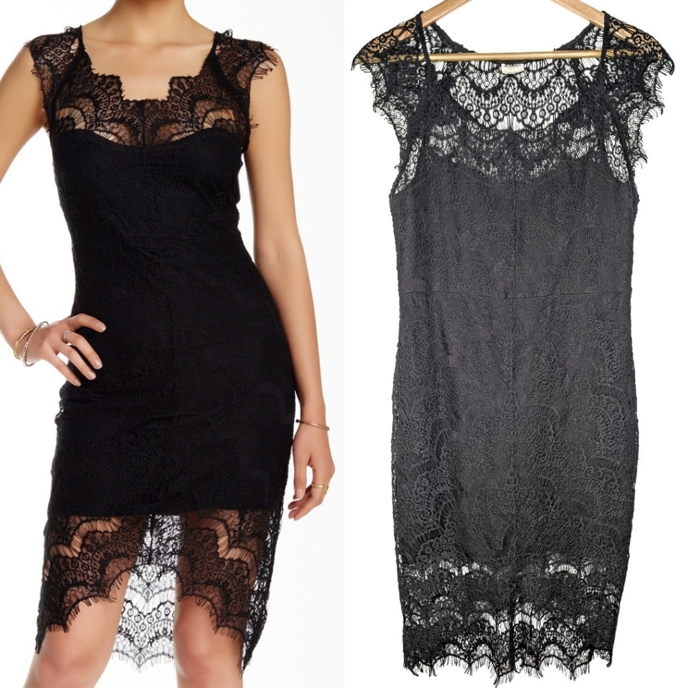 Intimately Free People Peek A Boo Lace Dress A50